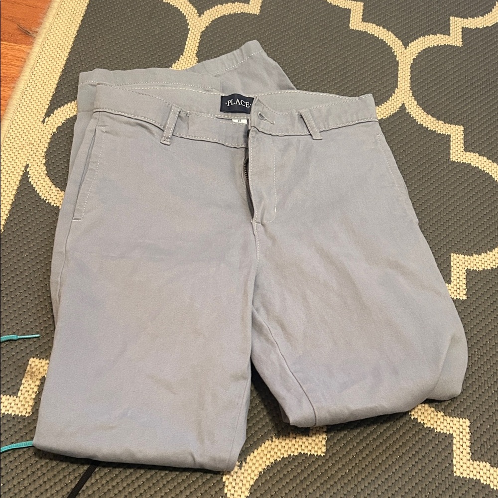 The Children's Place Light Gray Kids' Casual Pants